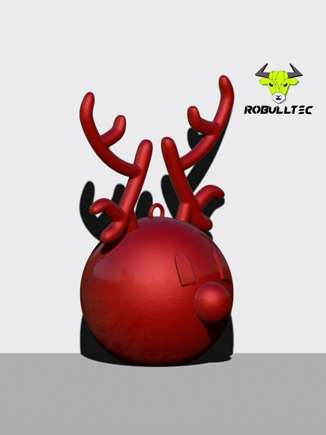 Reindeer Ball 3D print model_1