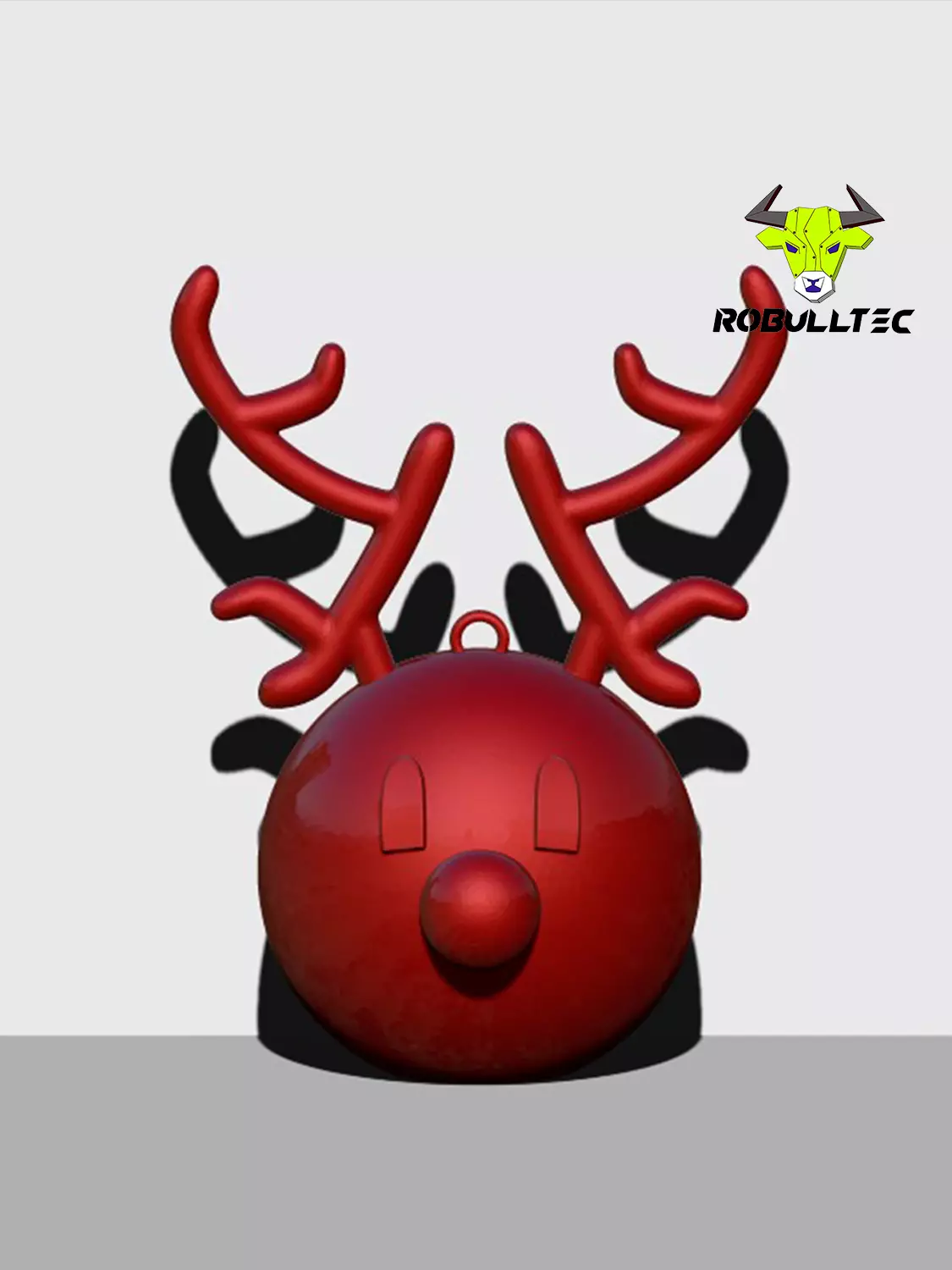 Reindeer Ball 3D print model_0