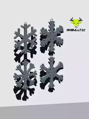 Snowflakes 3D print model