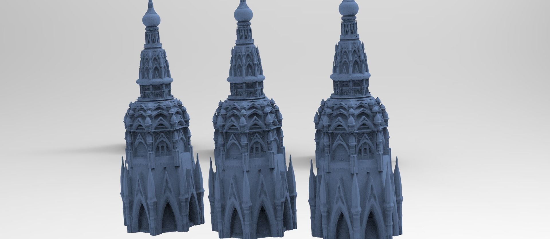 Persia Royalty tower 4 versions 3D model_6