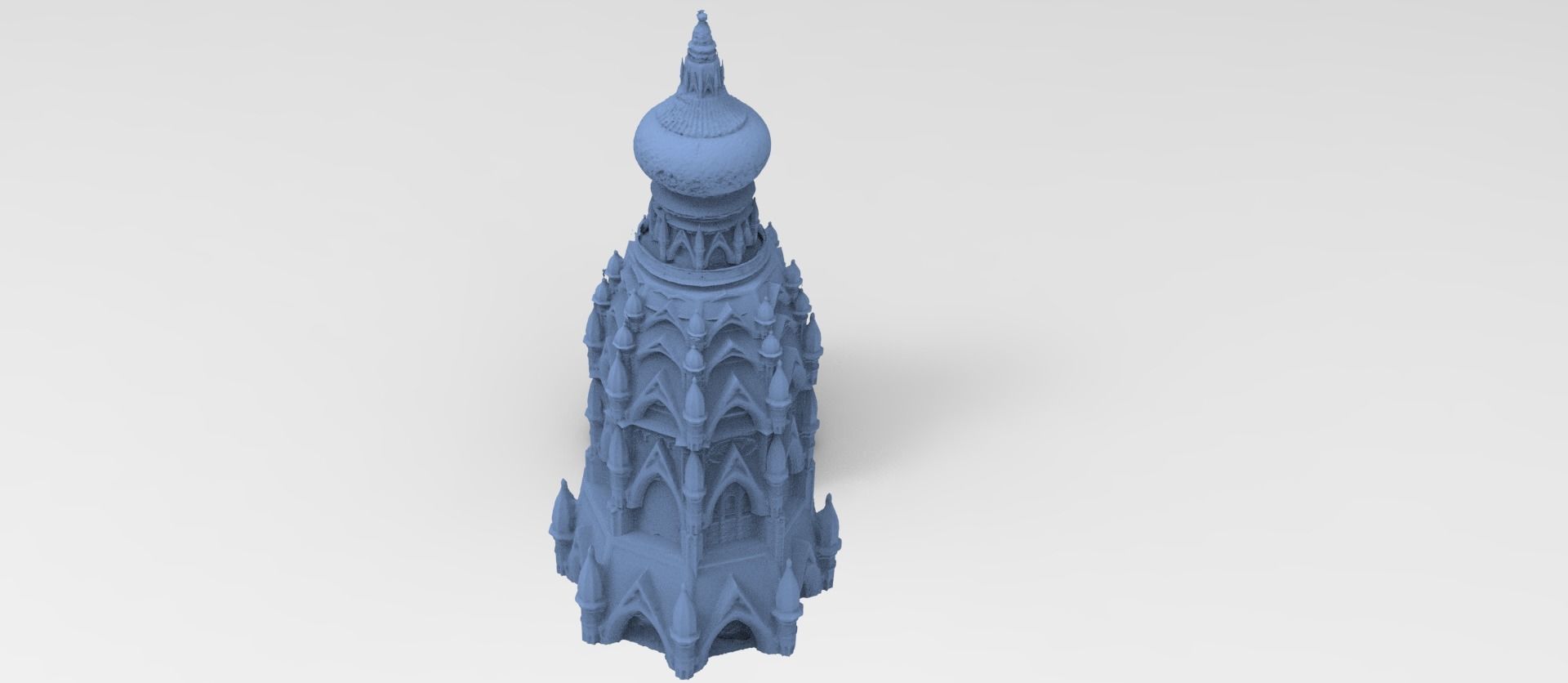 Persia Royalty tower 4 versions 3D model_1