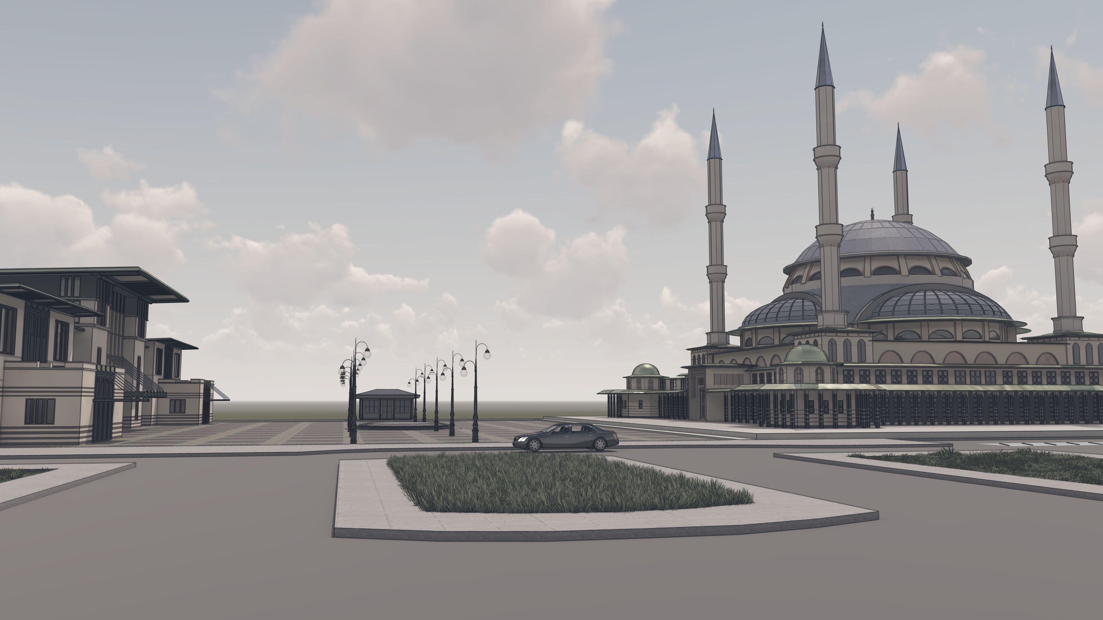TCCB Millet Camii 3D model_5