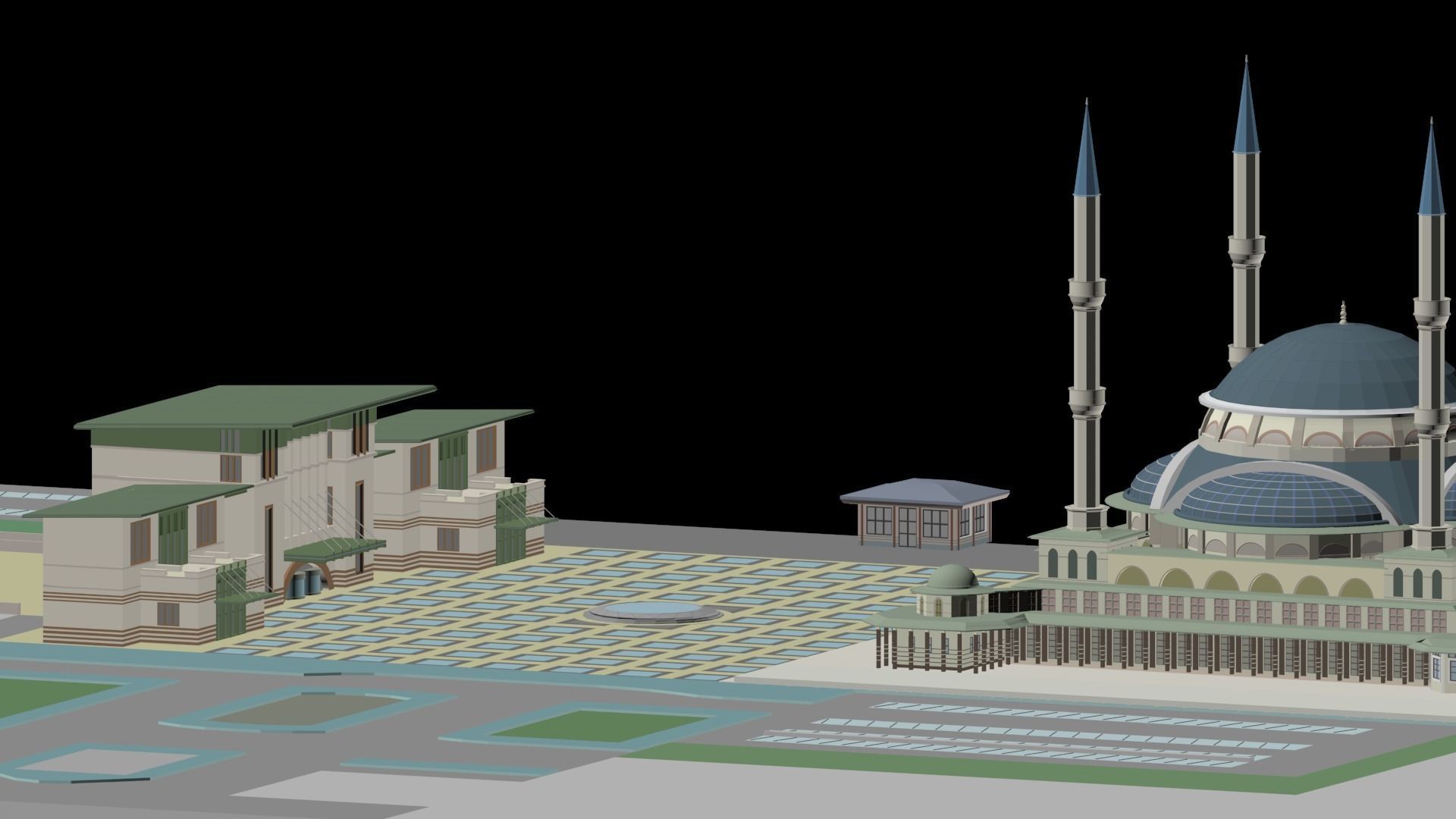 TCCB Millet Camii 3D model_7