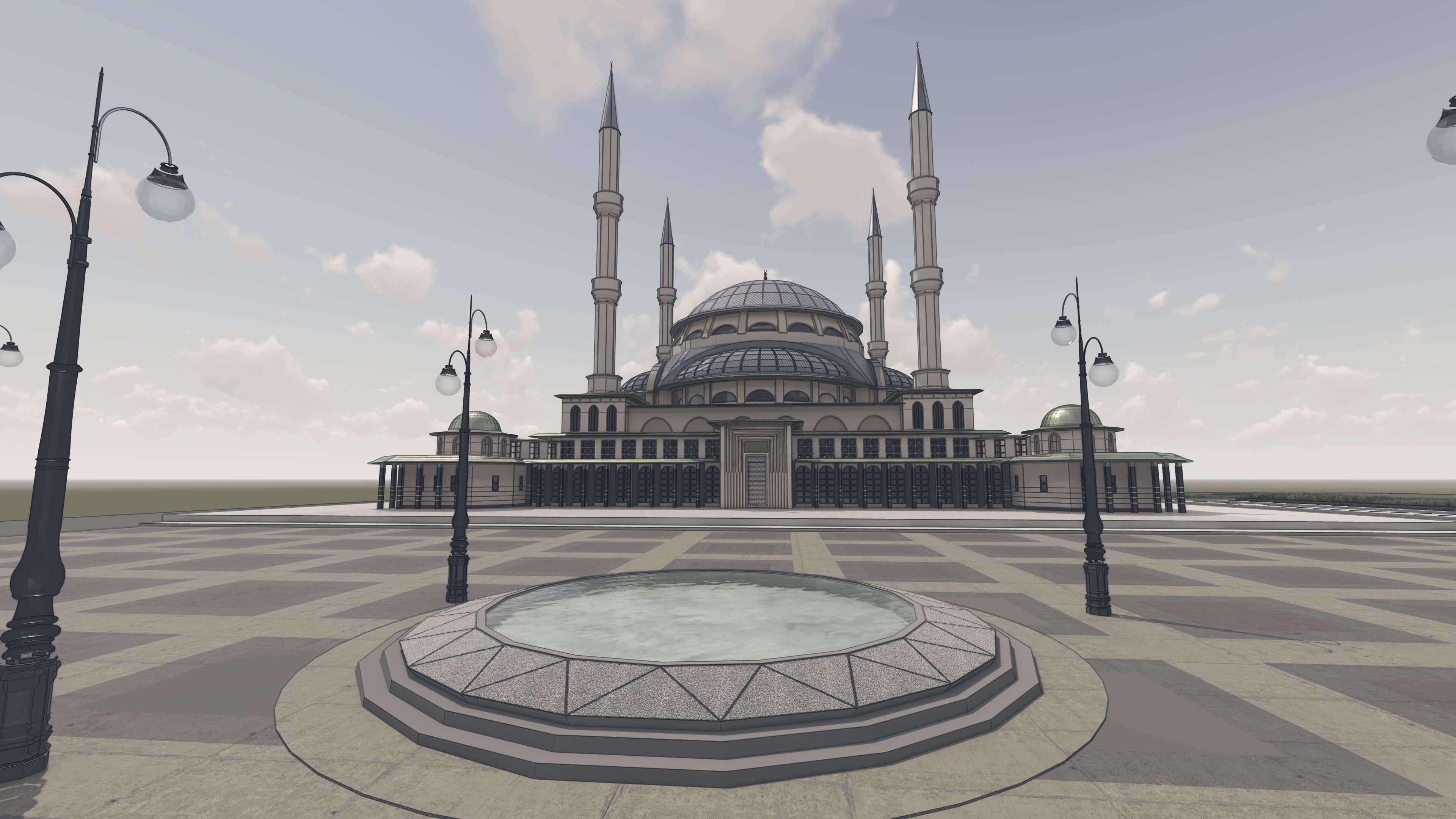 TCCB Millet Camii 3D model_6