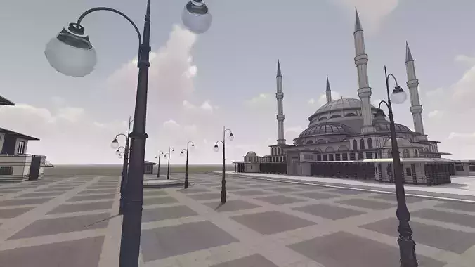 TCCB Millet Camii 3D model