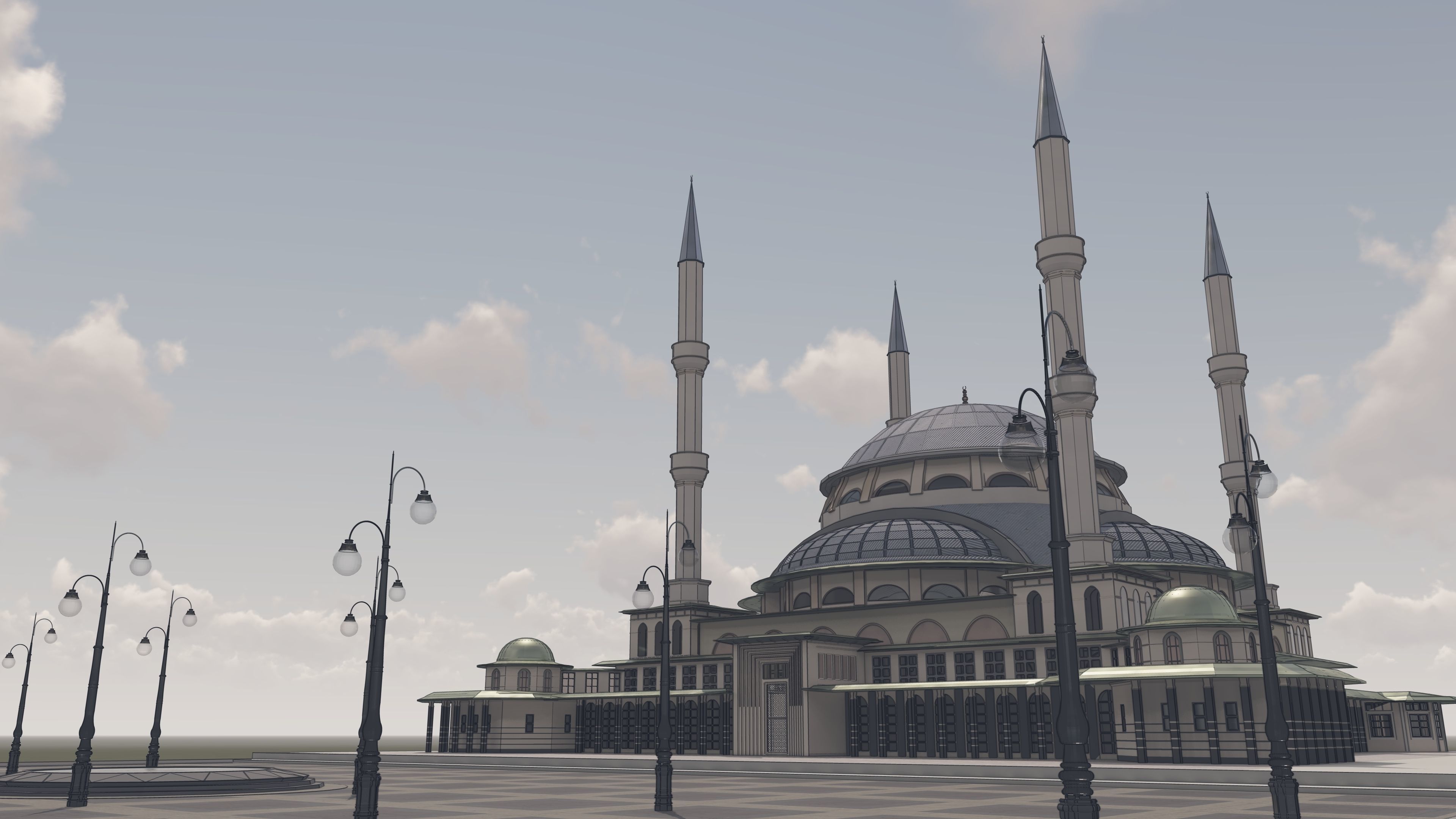 TCCB Millet Camii 3D model_3
