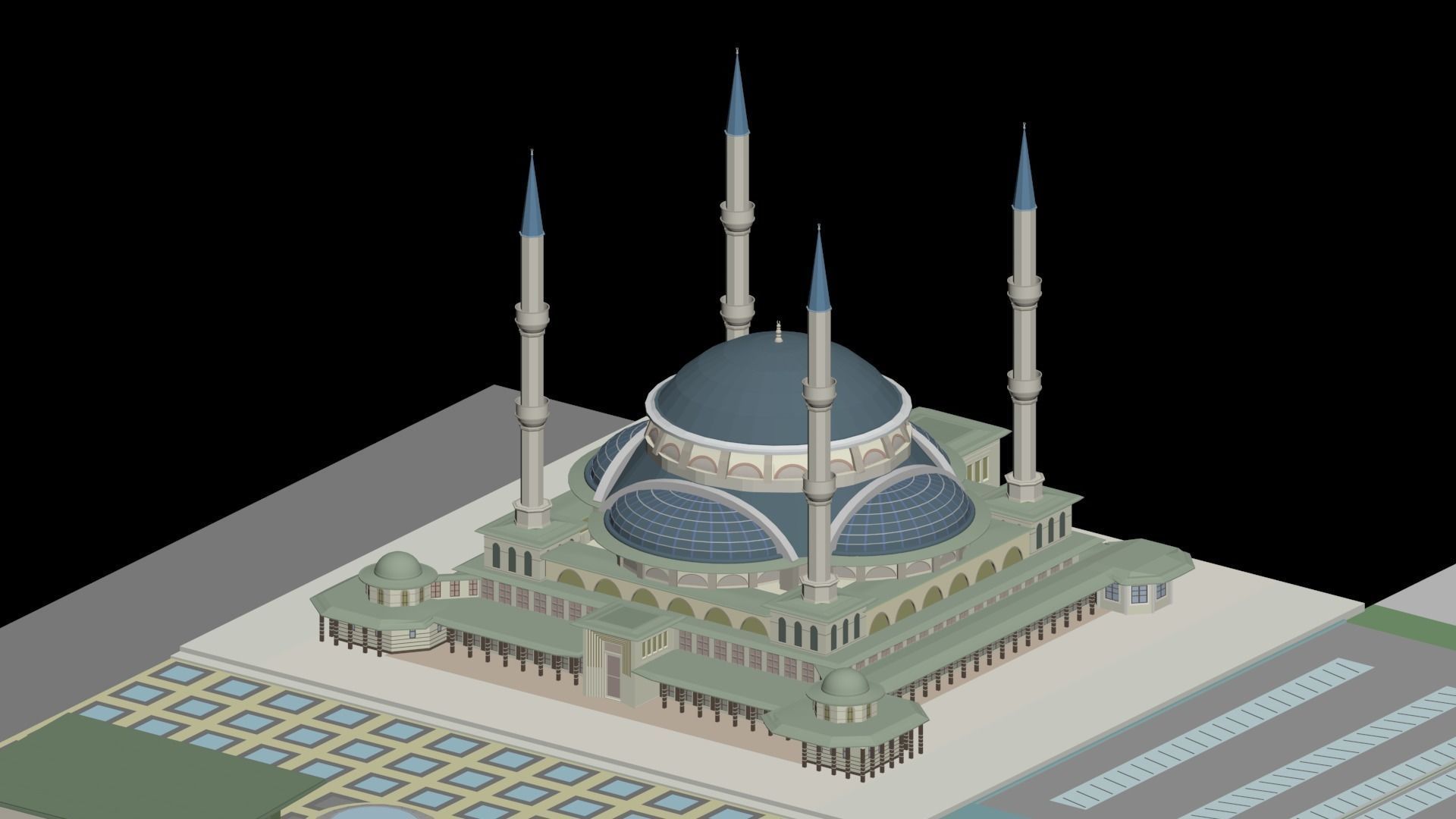 TCCB Millet Camii 3D model_8