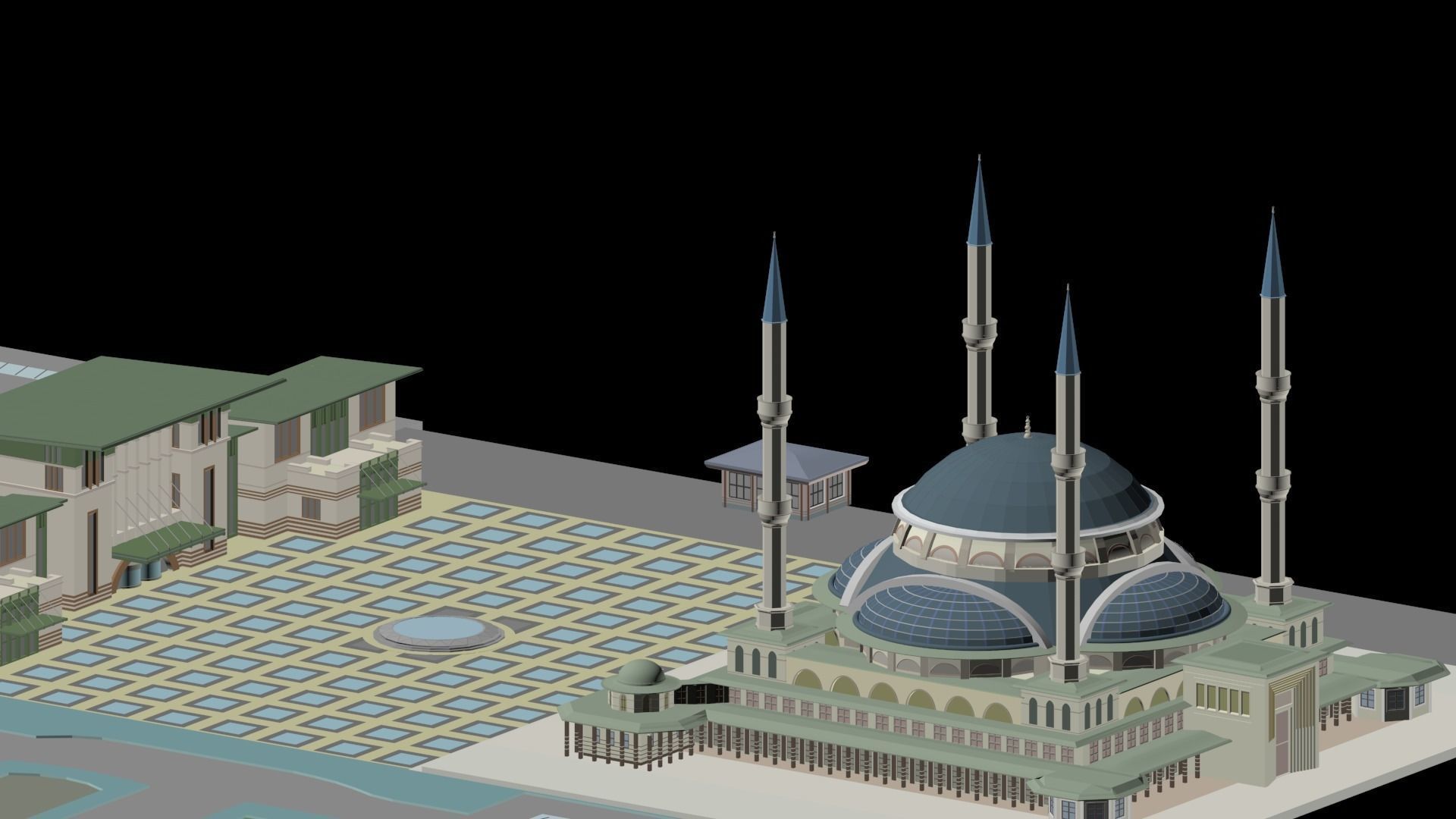 TCCB Millet Camii 3D model_9