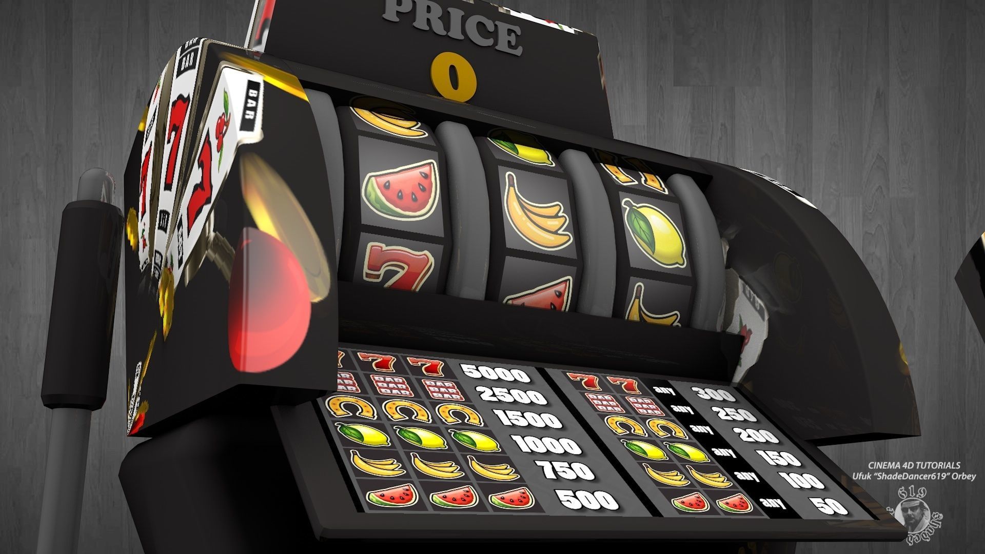 Functional Slot machines 3D model_2