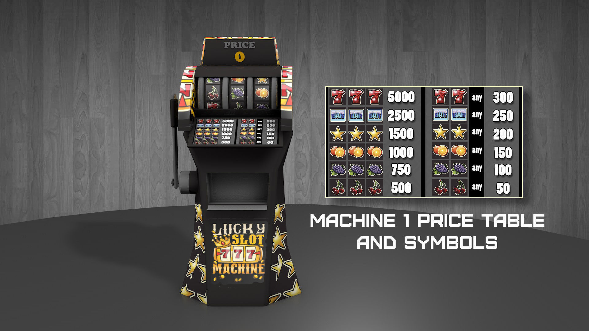 Functional Slot machines 3D model_9
