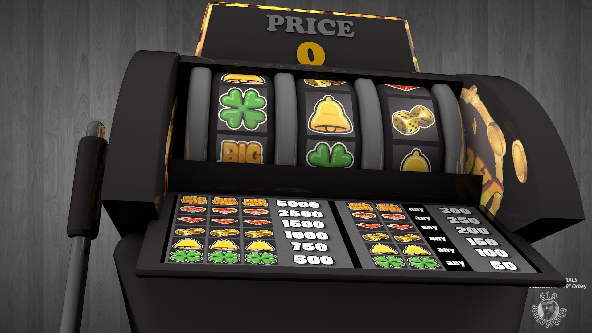 Functional Slot machines 3D model_4
