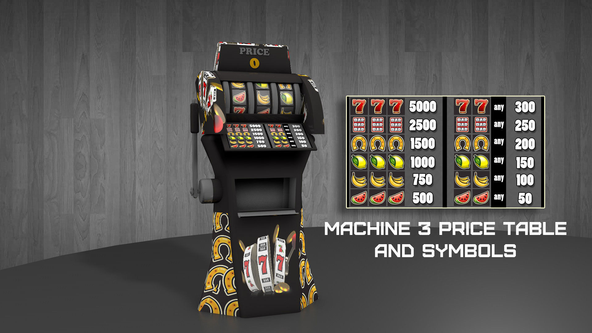 Functional Slot machines 3D model_11