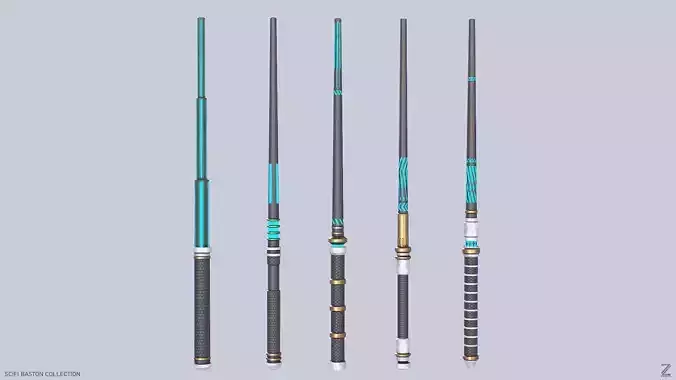 Sci fi baston collection
