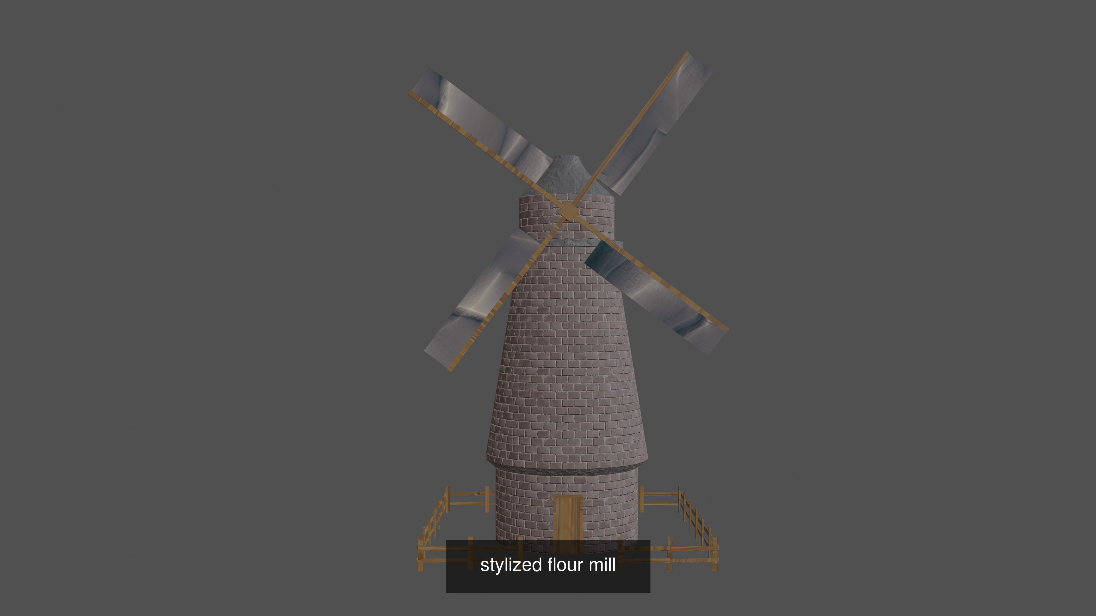 stylized medieval village assets 3D Model Collection_9