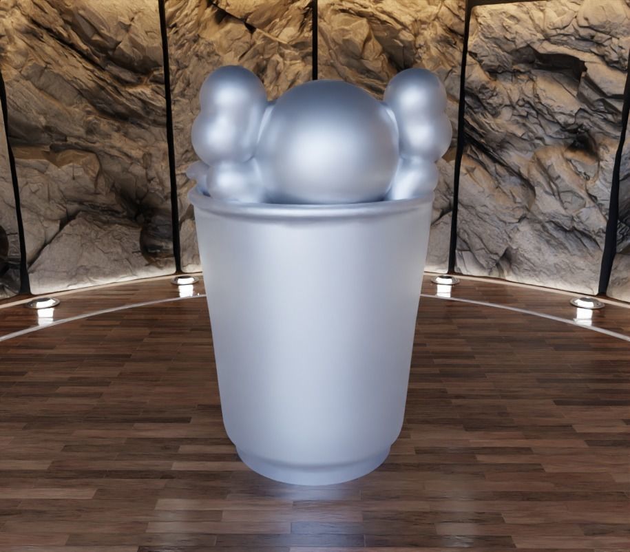 Kaws Companion New Fiction Fan Art Toy 3D print model_6