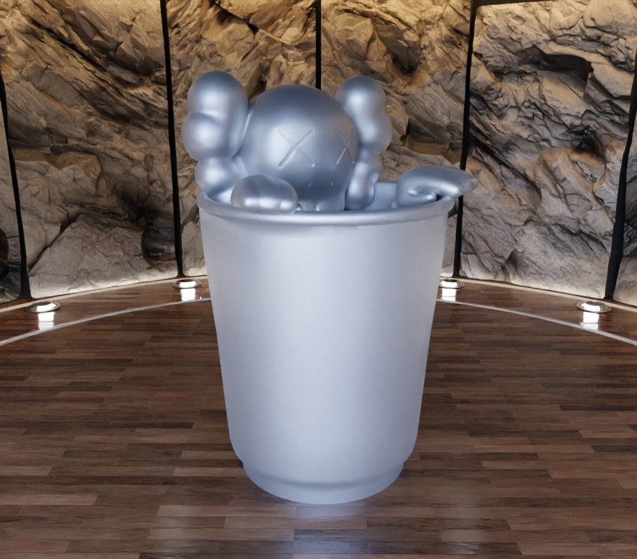 Kaws Companion New Fiction Fan Art Toy 3D print model_3