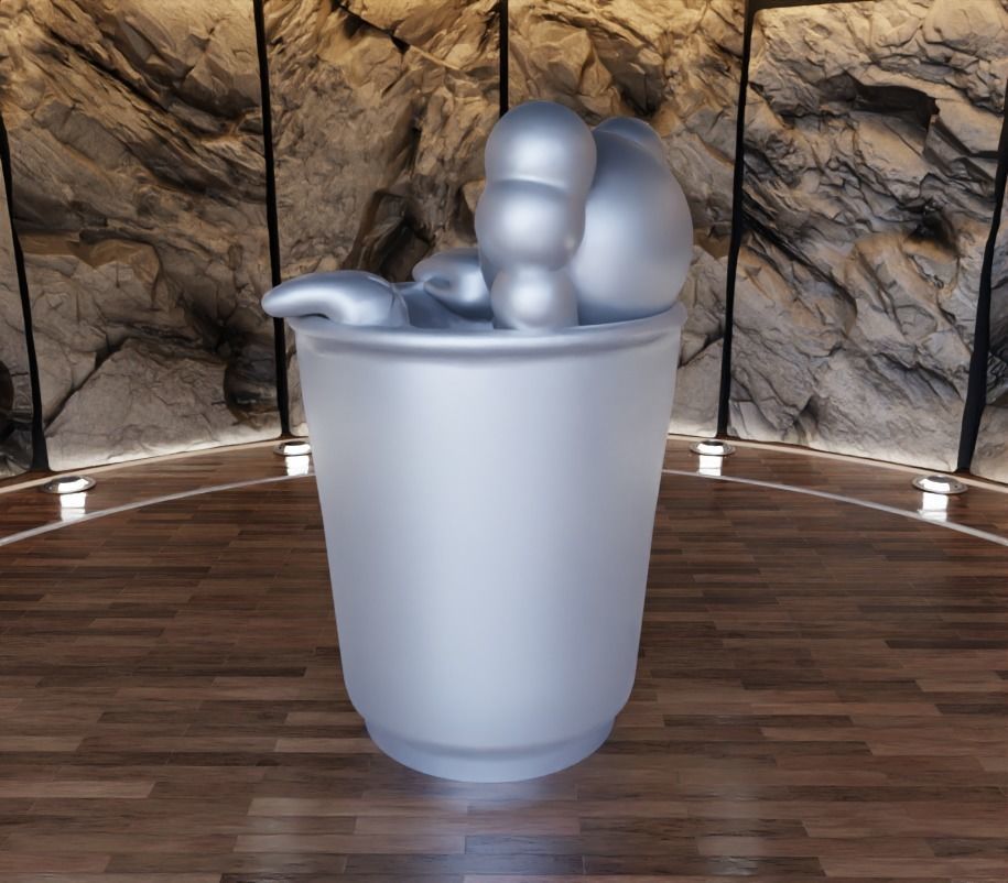 Kaws Companion New Fiction Fan Art Toy 3D print model_7