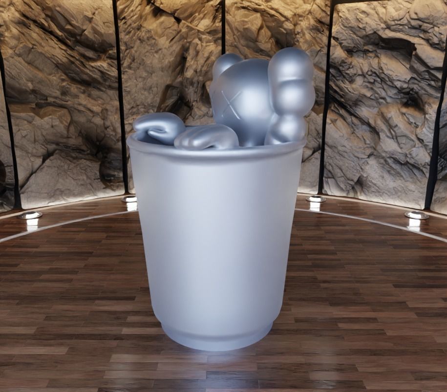 Kaws Companion New Fiction Fan Art Toy 3D print model_8