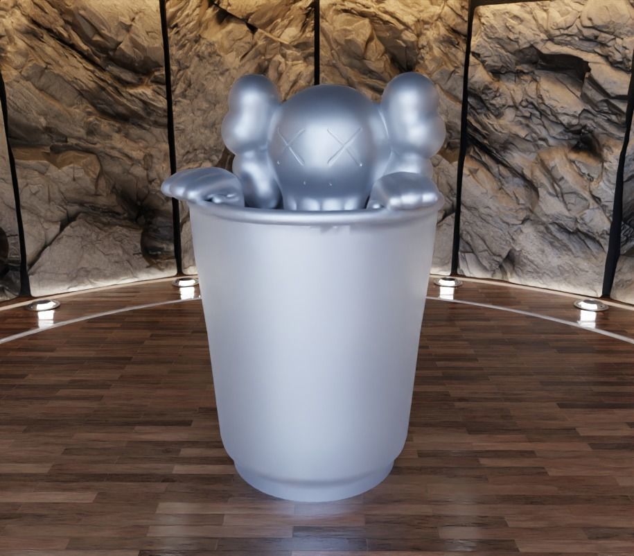 Kaws Companion New Fiction Fan Art Toy 3D print model_1