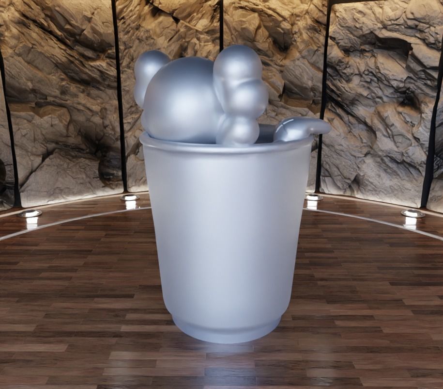 Kaws Companion New Fiction Fan Art Toy 3D print model_5