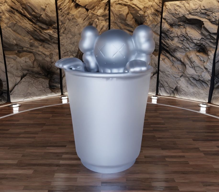 Kaws Companion New Fiction Fan Art Toy 3D print model_10