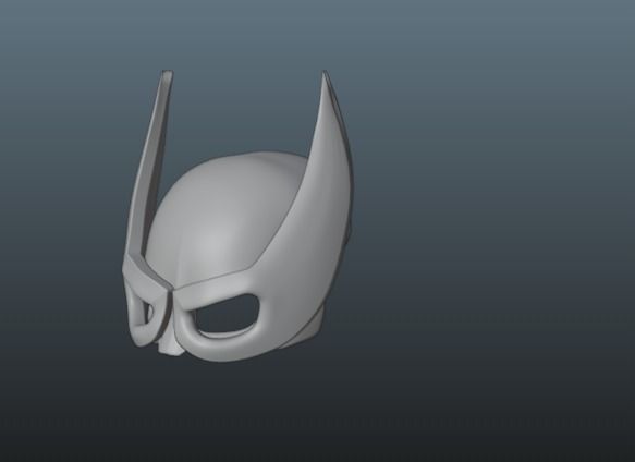 Wolverine FaceShell and lens for 3D print 3D print model_1