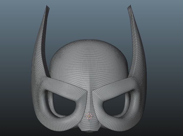 Wolverine FaceShell and lens for 3D print 3D print model_4
