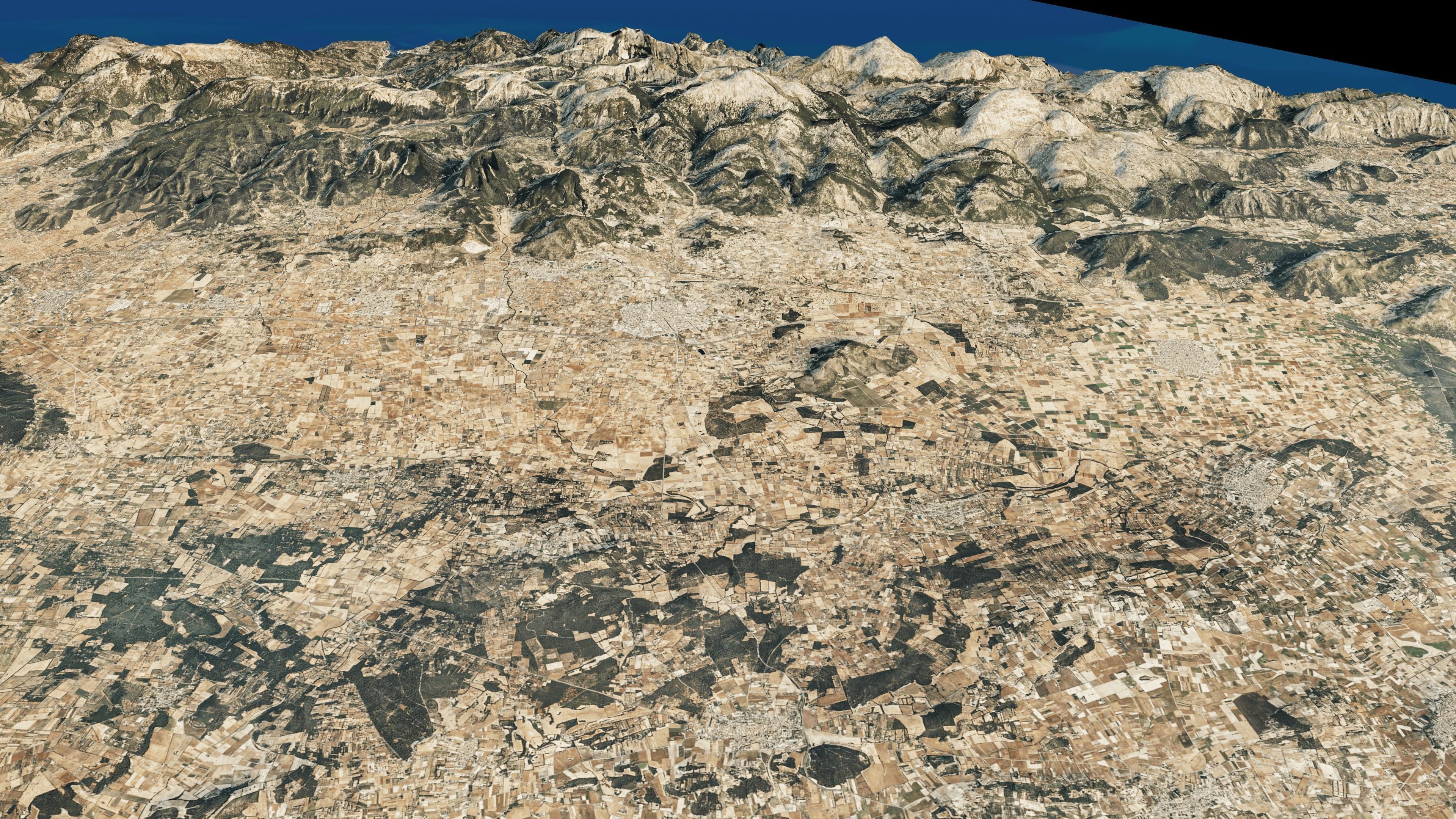 Majorca island full 3d model terrain 3D model_10