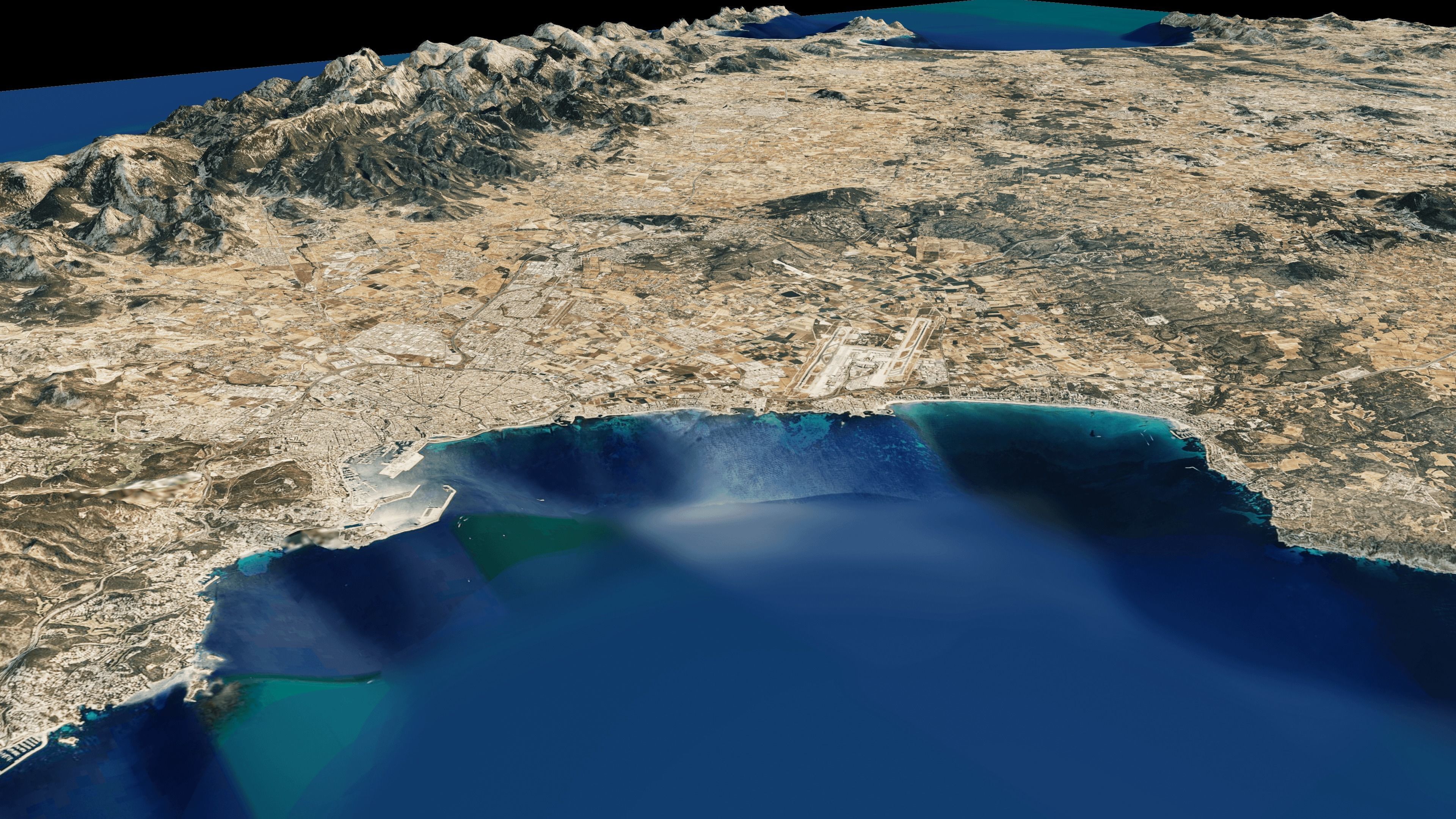 Majorca island full 3d model terrain 3D model_15