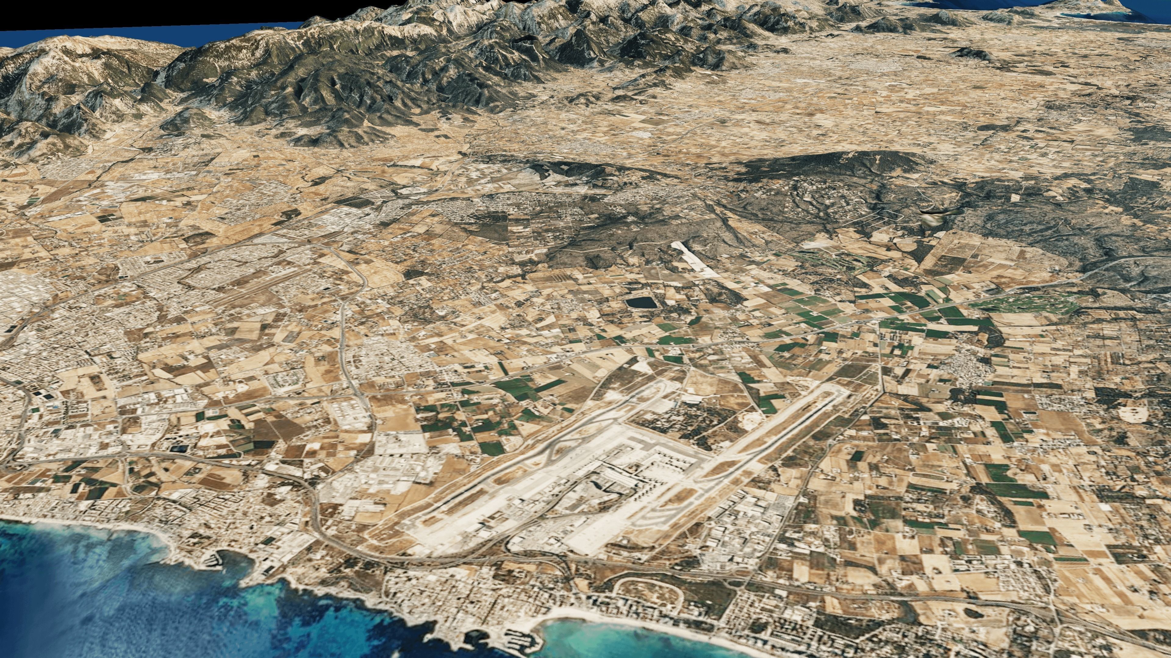 Majorca island full 3d model terrain 3D model_13