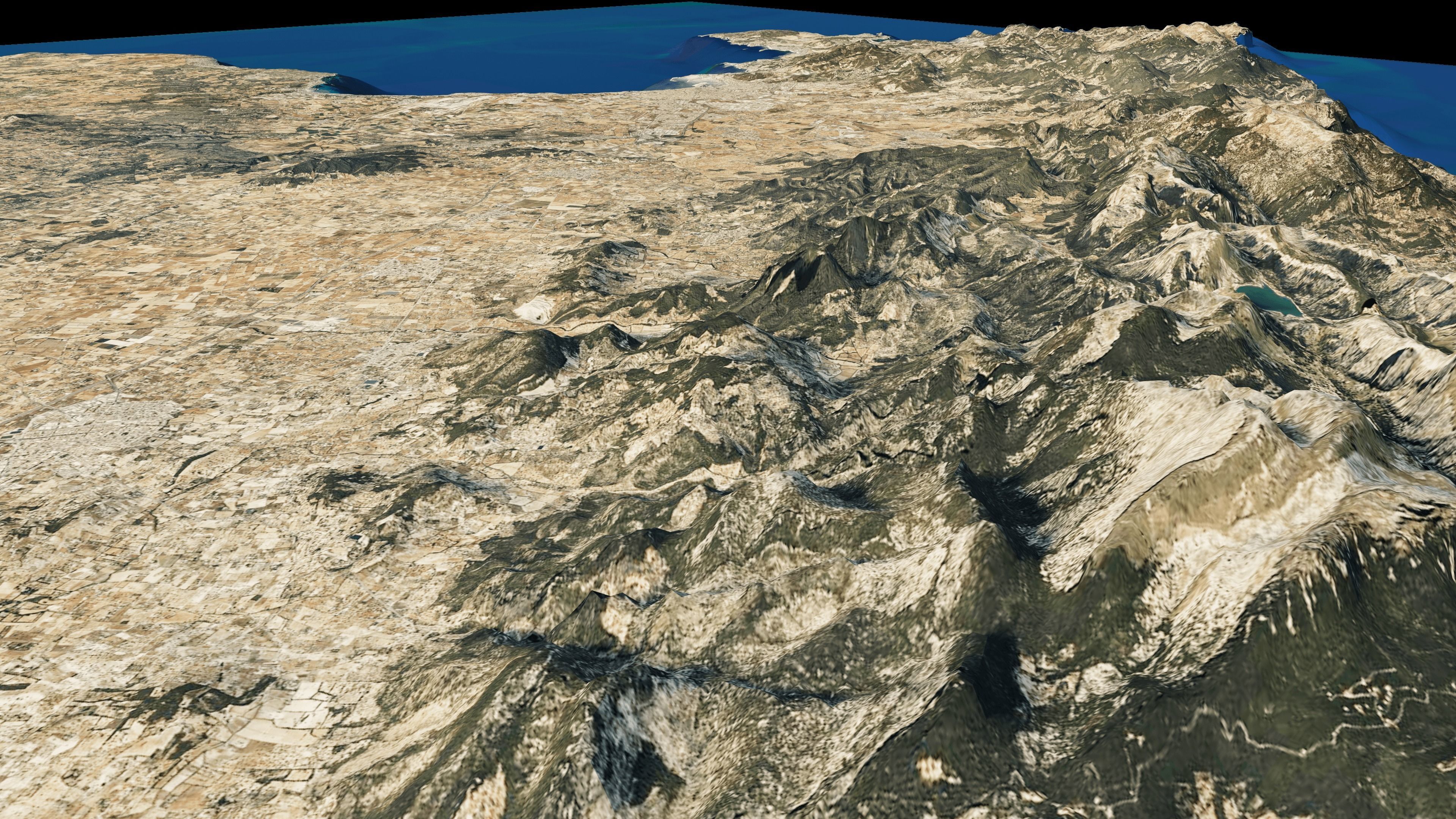 Majorca island full 3d model terrain 3D model_14