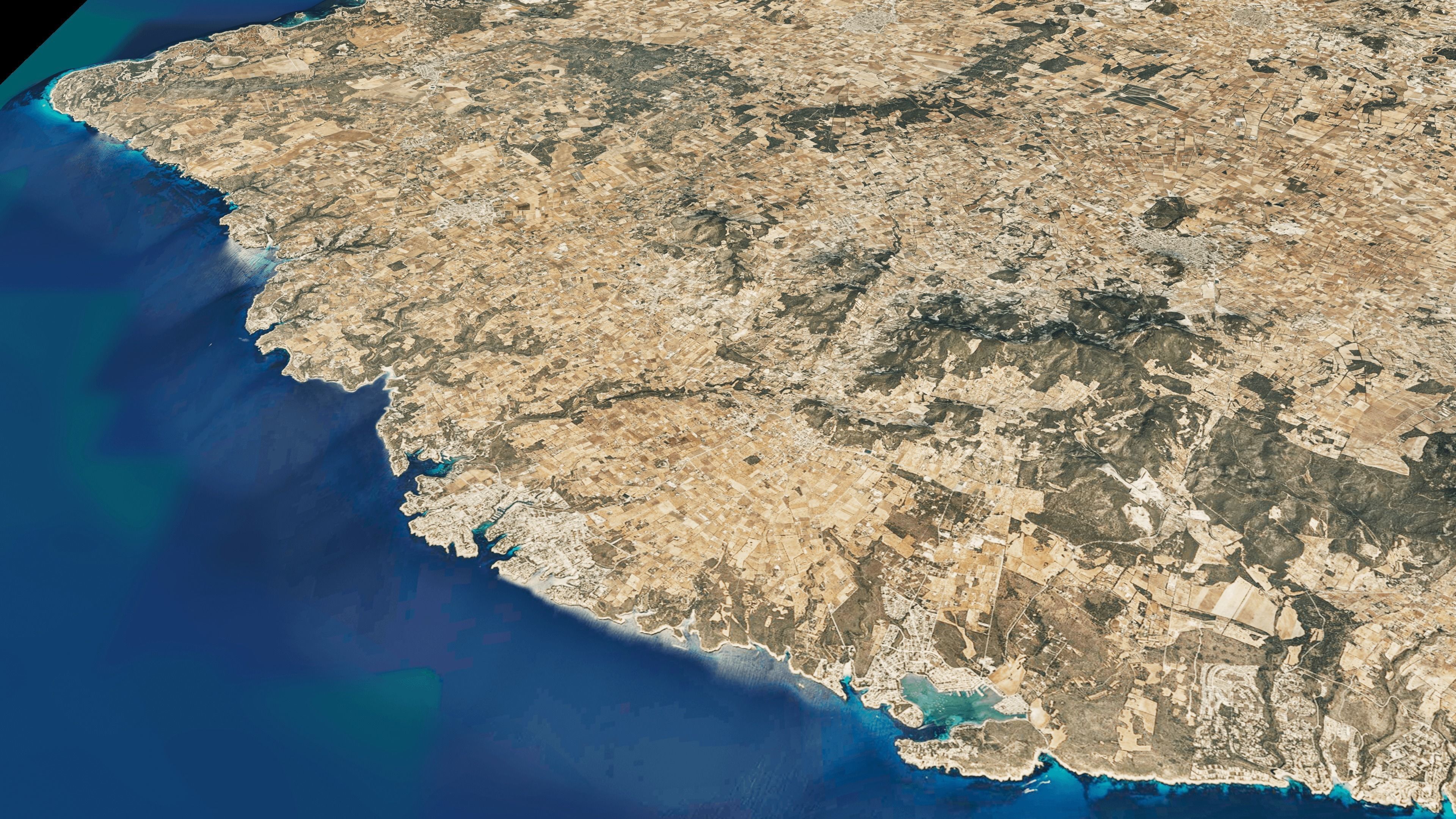 Majorca island full 3d model terrain 3D model_6