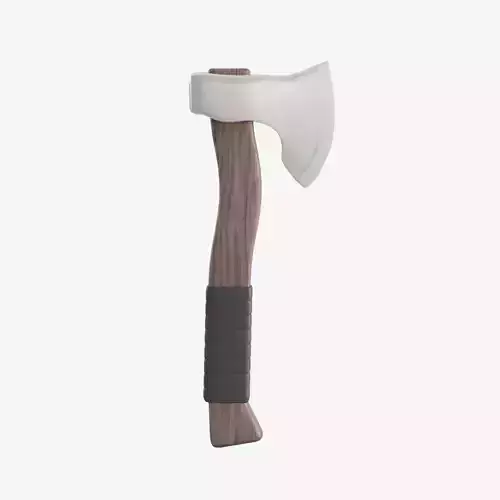 Survival Axe 01 Low-poly 3D model