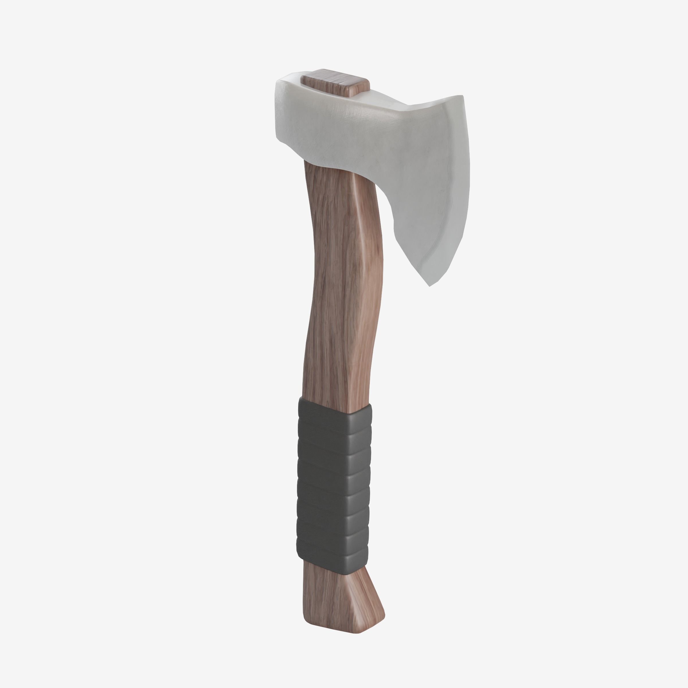 Survival Axe 01 Low-poly 3D model_1
