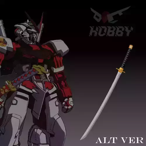 GERBERA STRAIGHT KATANA - ALT VER - FOR COSPLAY AND DISPLAY