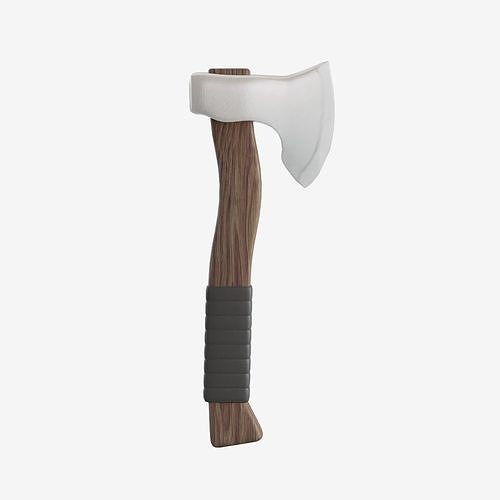Survival Axe 02 Low-poly 3D model