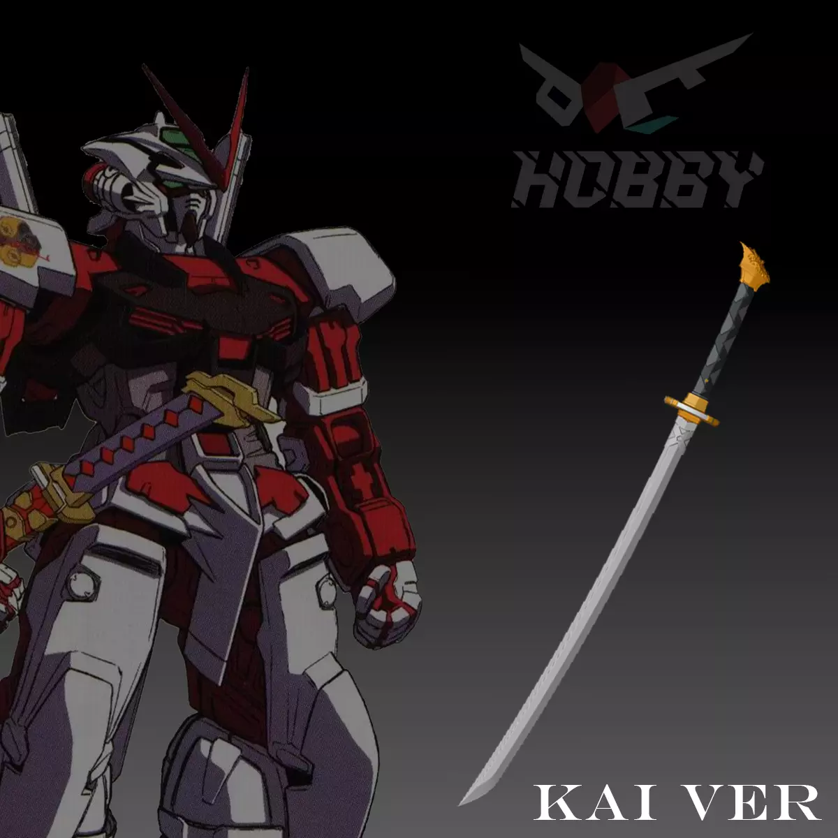 GERBERA STRAIGHT KATANA - KAI VER - FOR COSPLAY AND DISPLAY 3D print model_0