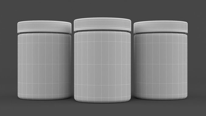 Protein Powder 3D model 6