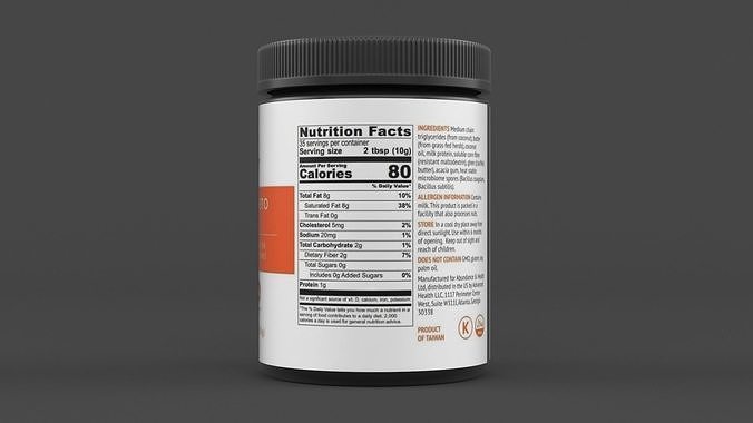 Protein Powder 3D model 3