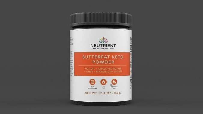 Protein Powder 3D model 2