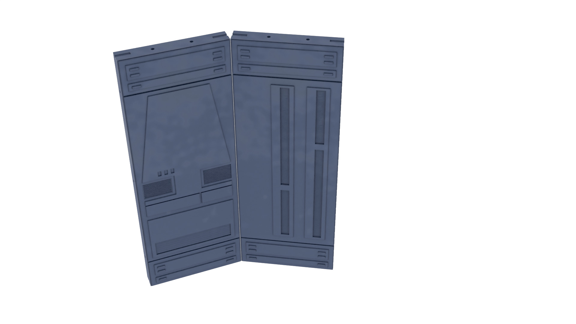 Set 7b - Death Star Hallway 2 1-6 scale Hottoys 3D print model_24