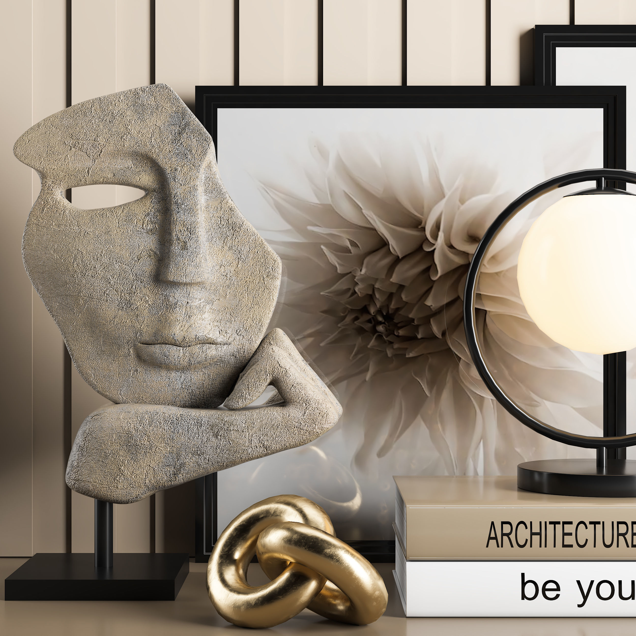 Decorative Set 01 3D model_1