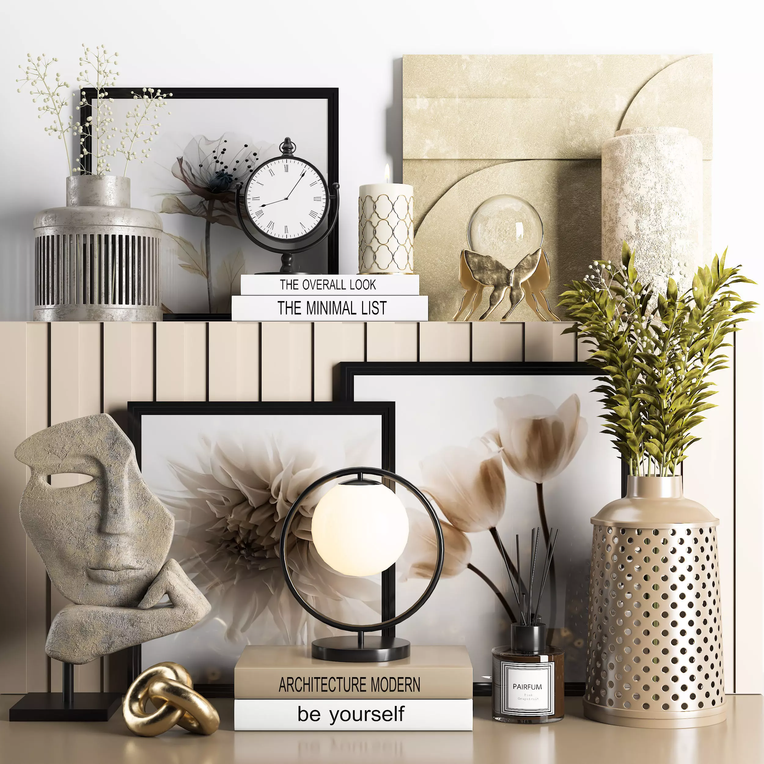 Decorative Set 01 3D model_0