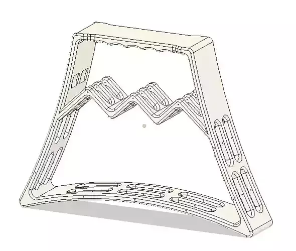 A tambourine shaped like Mount Fuji