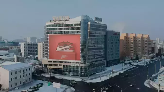 Nike Shoe 3D Advertisement 3D model