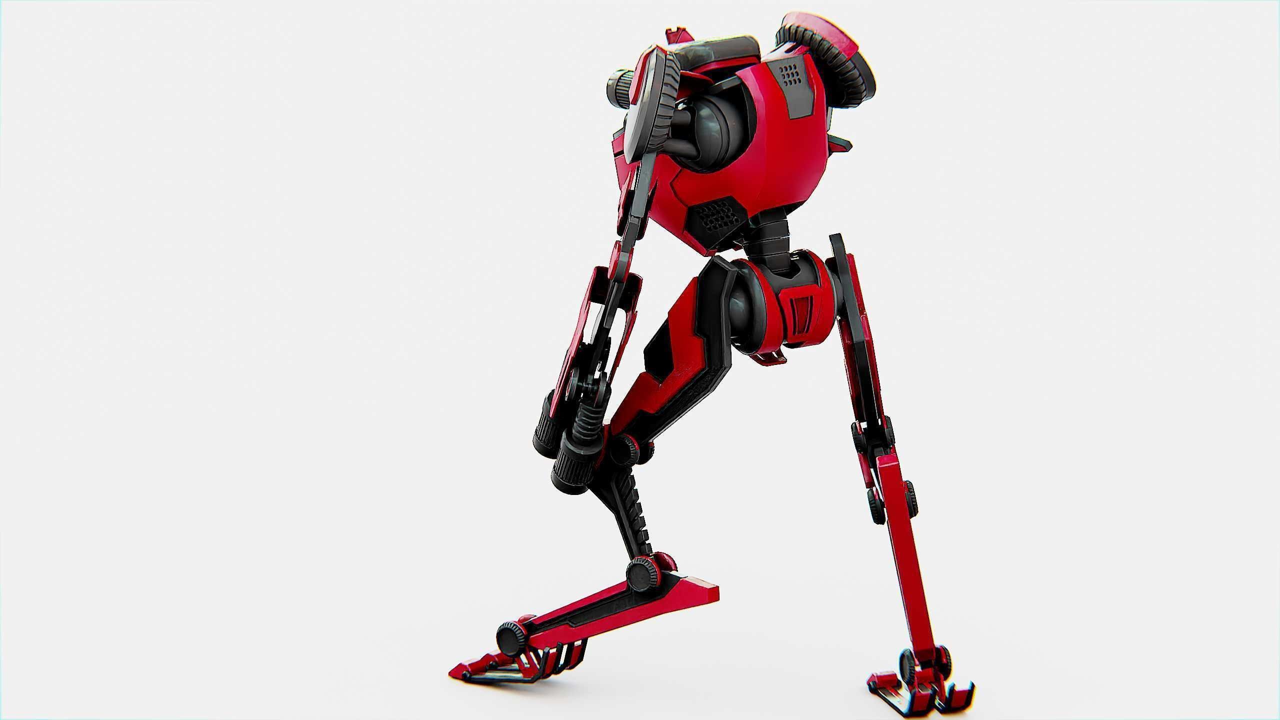 MILITARY DROID ELOSH Rigged for Unreal Engine - Unity - MIXAMO 3D model_18