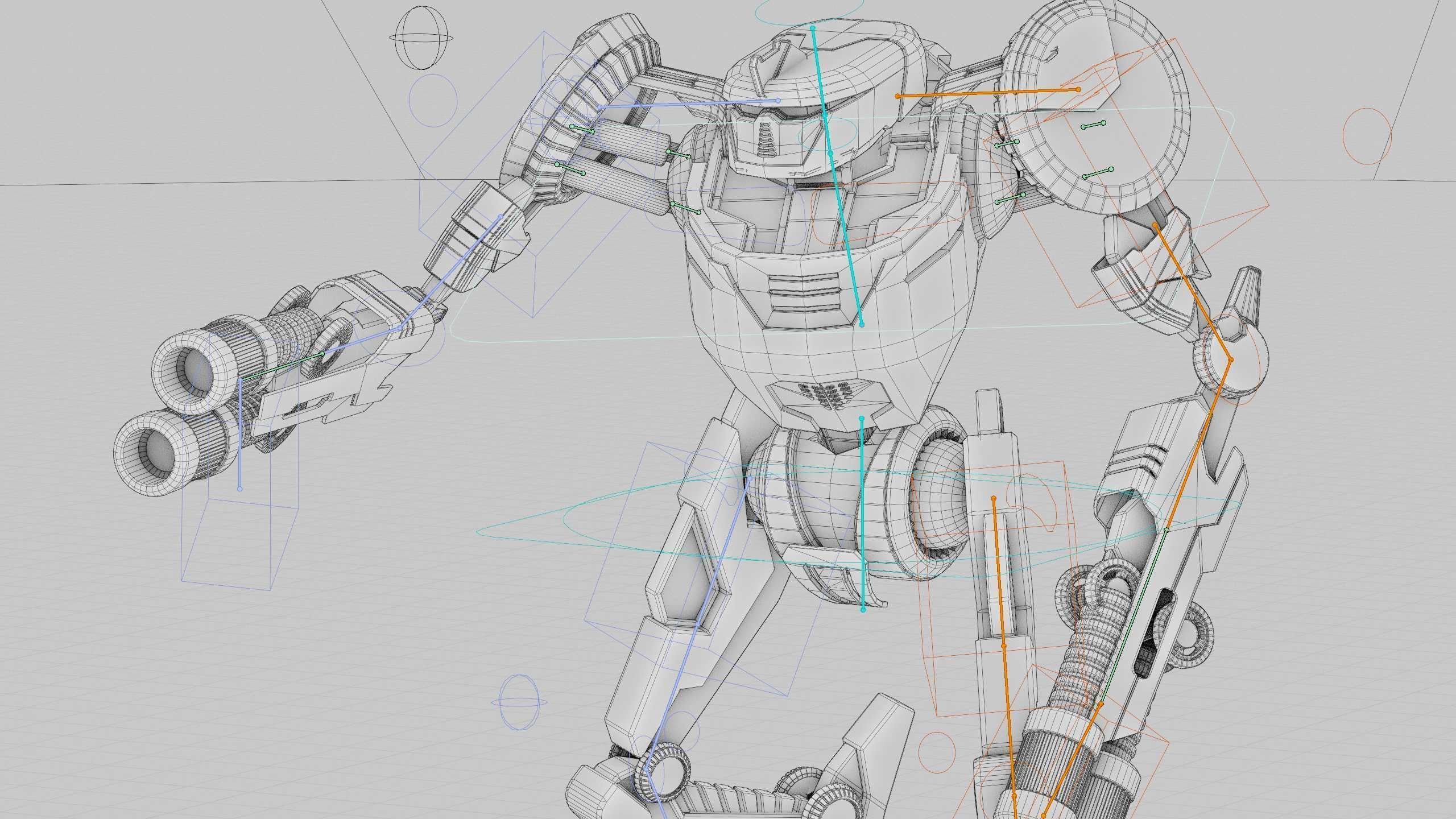 MILITARY DROID ELOSH Rigged for Unreal Engine - Unity - MIXAMO 3D model_42