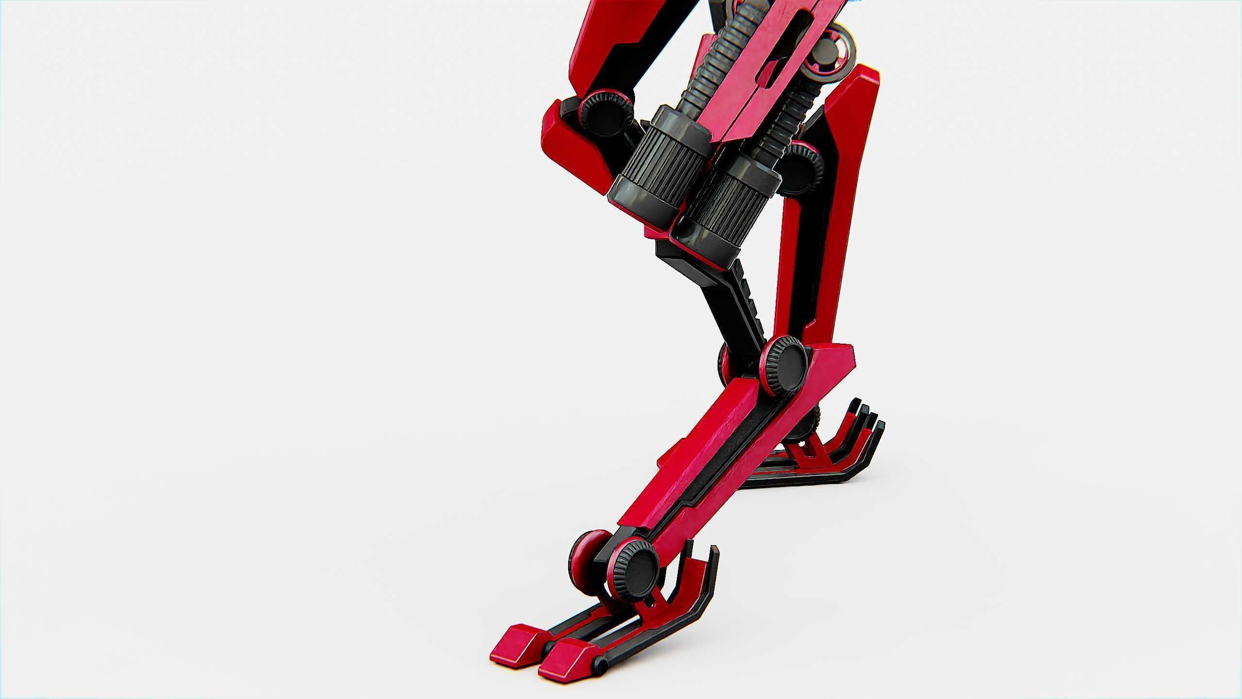 MILITARY DROID ELOSH Rigged for Unreal Engine - Unity - MIXAMO 3D model_29