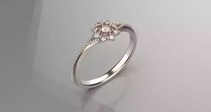 jewelry diamond ring 3d model