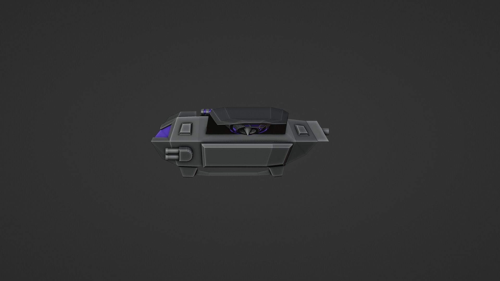 Aerial Robot Low-poly 3D model_2